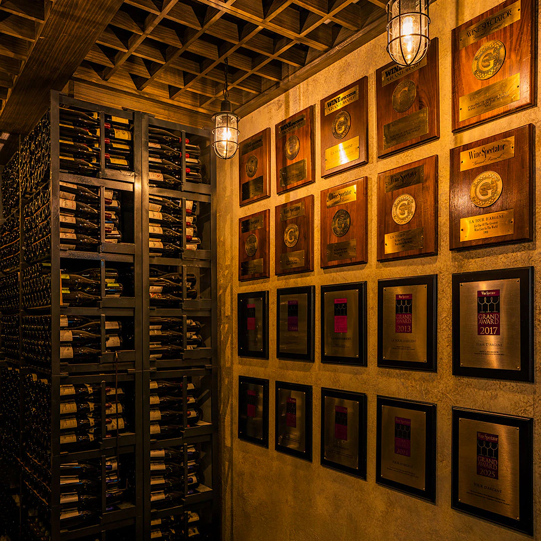 The wine cellars of La Tour d’Argent in Paris.